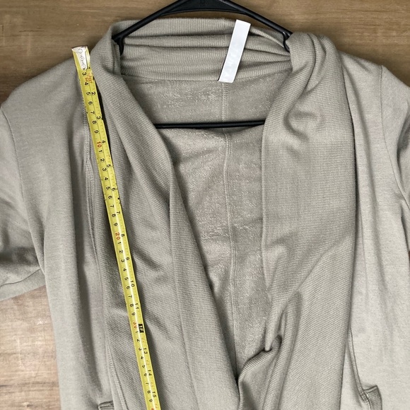 [Athleta] Pranayama Wrap Cardigan Sweater in Sage - Picture 8 of 12